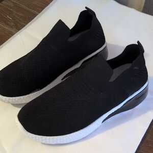 Black Slip-On Men's Shoes